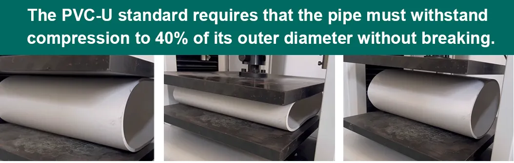 Corrosion Resistance UPVC Pipe High Strength Lightweight Sanitary PVC Pipe