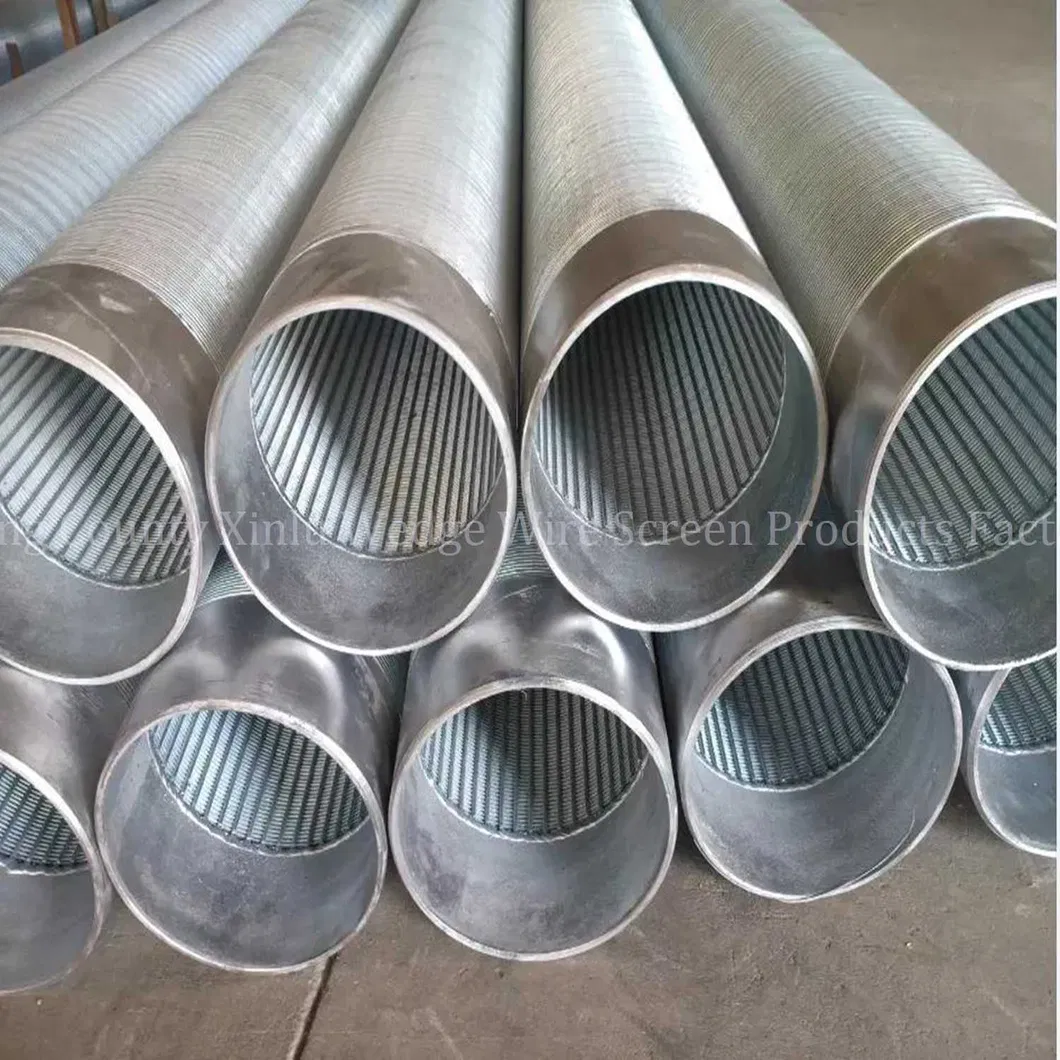 Galvanized Q195 Q135 Wire Wrapped Water Well Screen Pipe