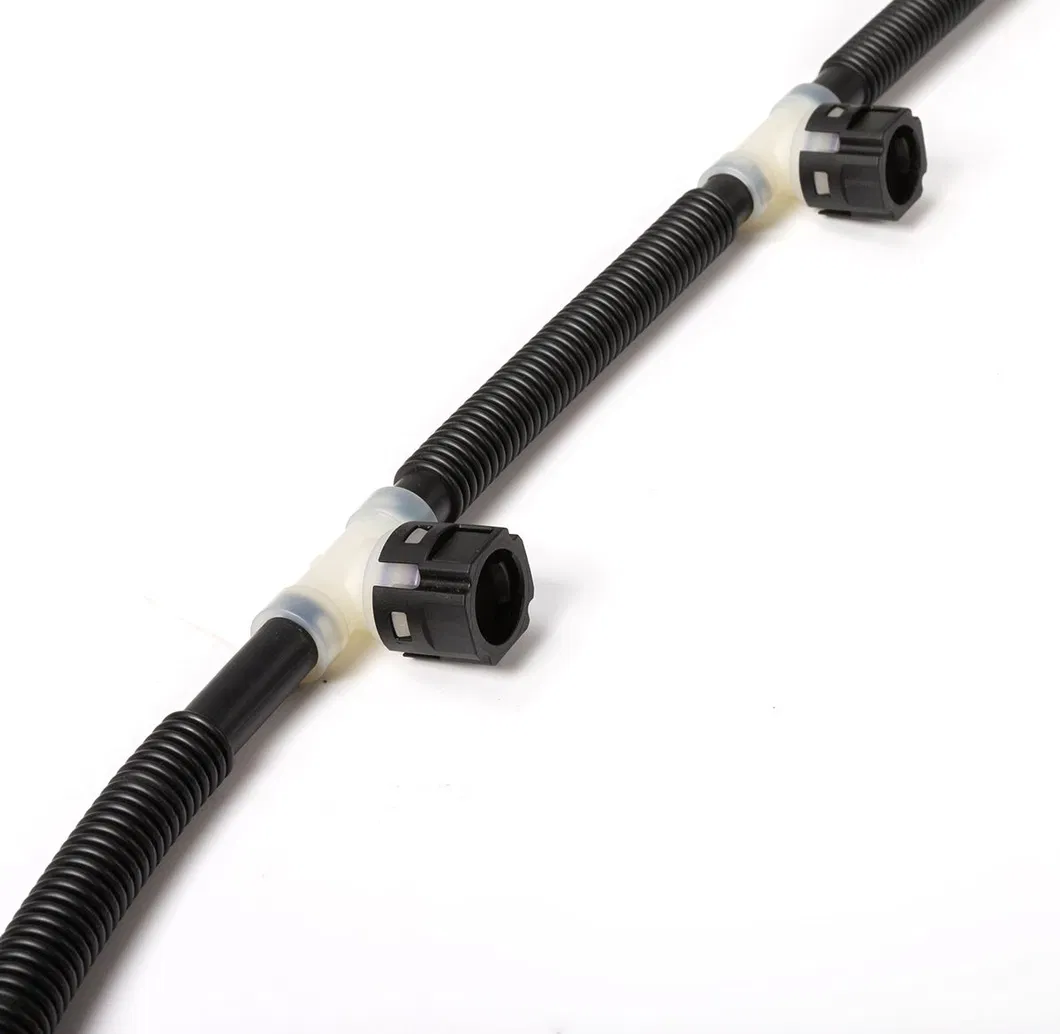 Corrugated Pipe Electrical Wire Protection Flexible Plastic Conduit Options in PP, PE, PVC, and Nylon