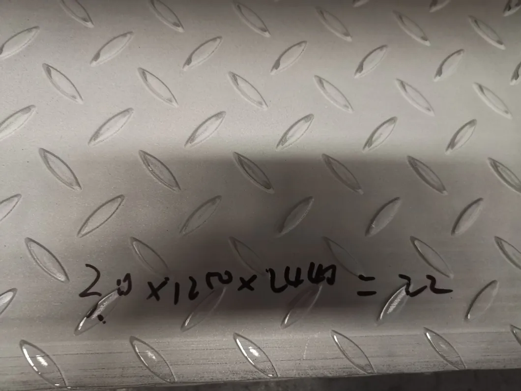 SUS304 SUS316L Checkered Plate Stainless Steel Checkered Stainless Steel Plate