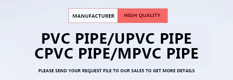 Wholesale ASTM Sch40 Sch80 1 Inch 2 Inch 8 Inch 12 Inch 18 Inch Water All Sizes PVC/CPVC/UPVC Plastic Pipe Fittings