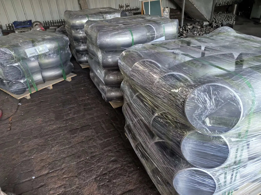 ANSI Butt Welded Carbon Stainless Steel 304 316 Seamless Tee Reducer Cap Tube 45 90 180 Degree Lr Equal Threaded Elbow Pipe Fitting