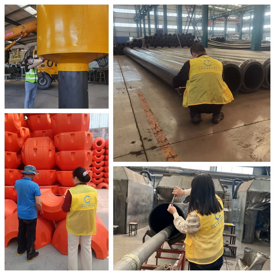 Marine and Dredger Industry Dredging UHMWPE/HDPE Sand Mud Oil Dredge Floater Pipes Pipeline