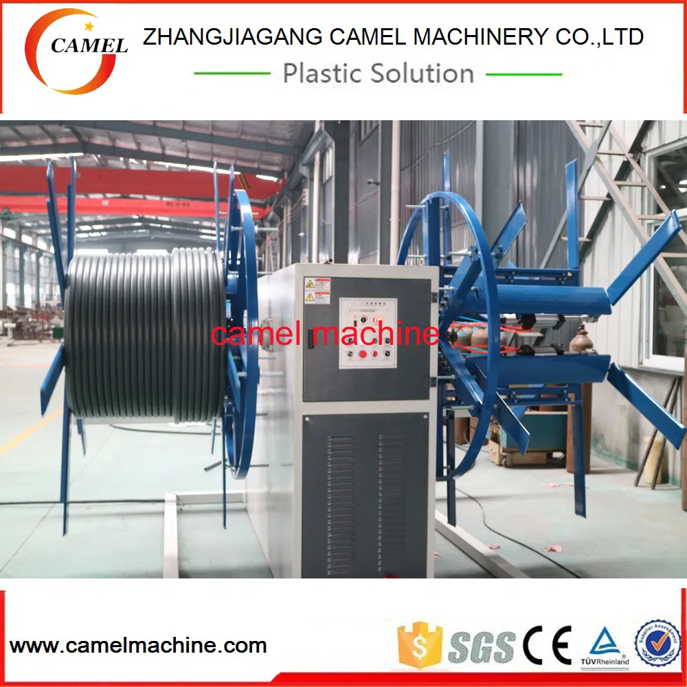 Single Screw Plastic Extruder PE Pipe Production Line