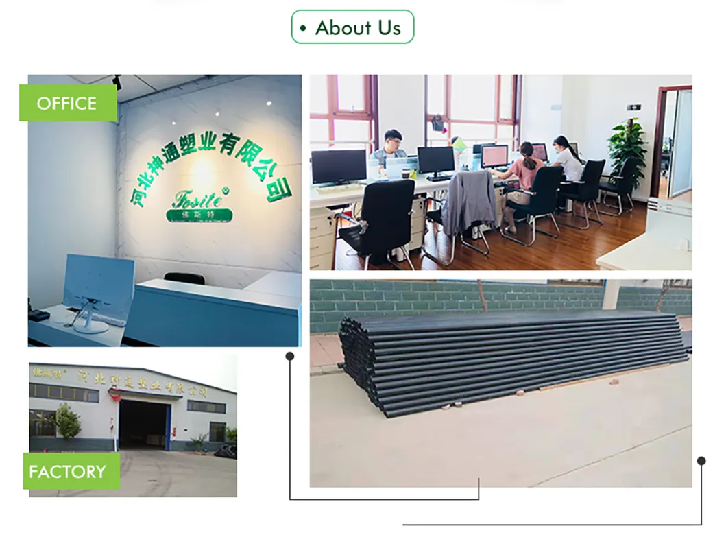 Water Supply 20-250mm PVC Pipe Underground Drainage Plastic Pipe