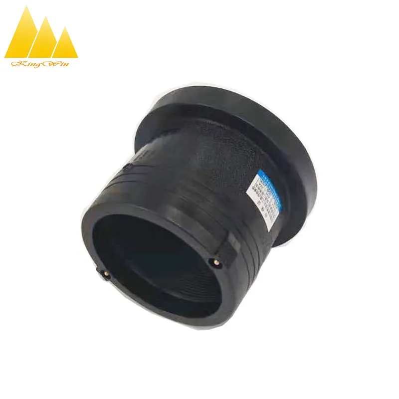Butt Fusion Stub End Black PE Electrofusion Flange Adaptor Plastic Tubes HDPE Pipe Fitting with Pric