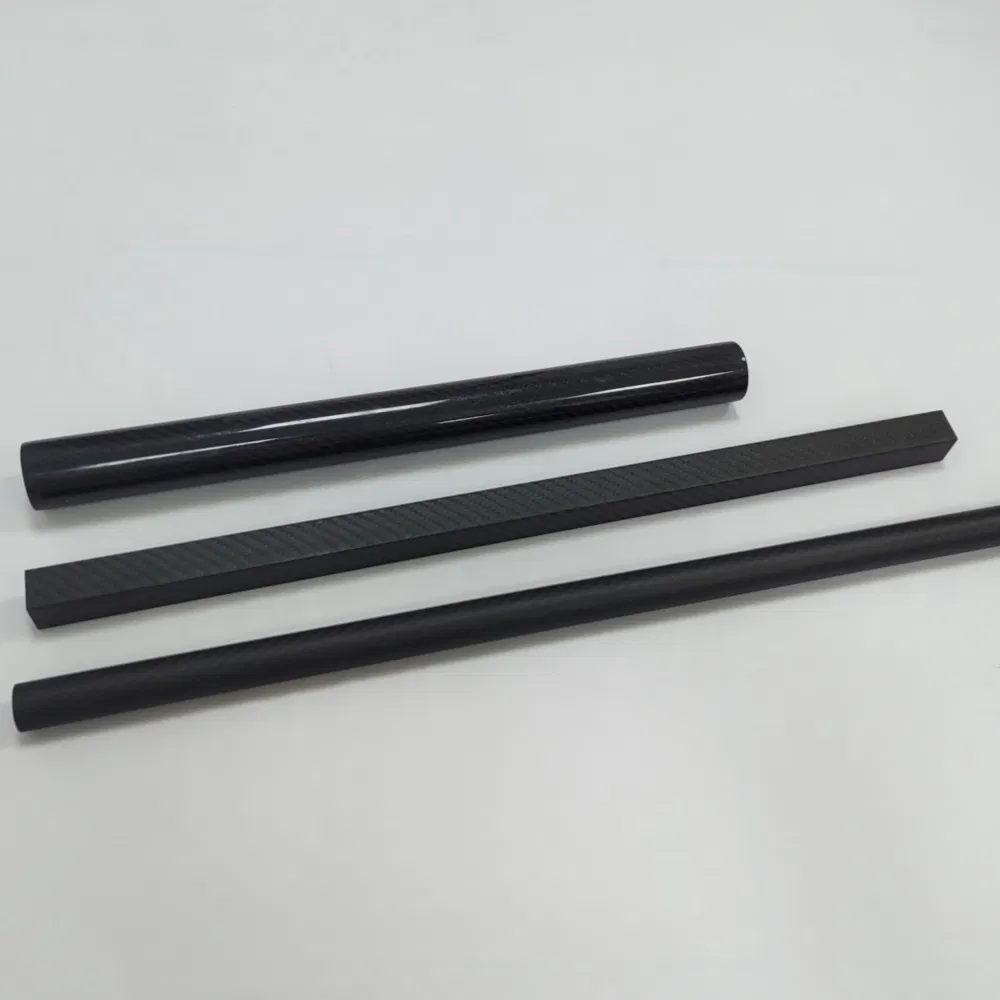 Customized Matt Finish 3K Carbon Fiber Round Square Tube From Chinese Factory
