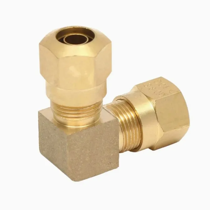 Air Brake Nylon Pipe Quick Union Pneumatic Brass Elbow DOT Fittings