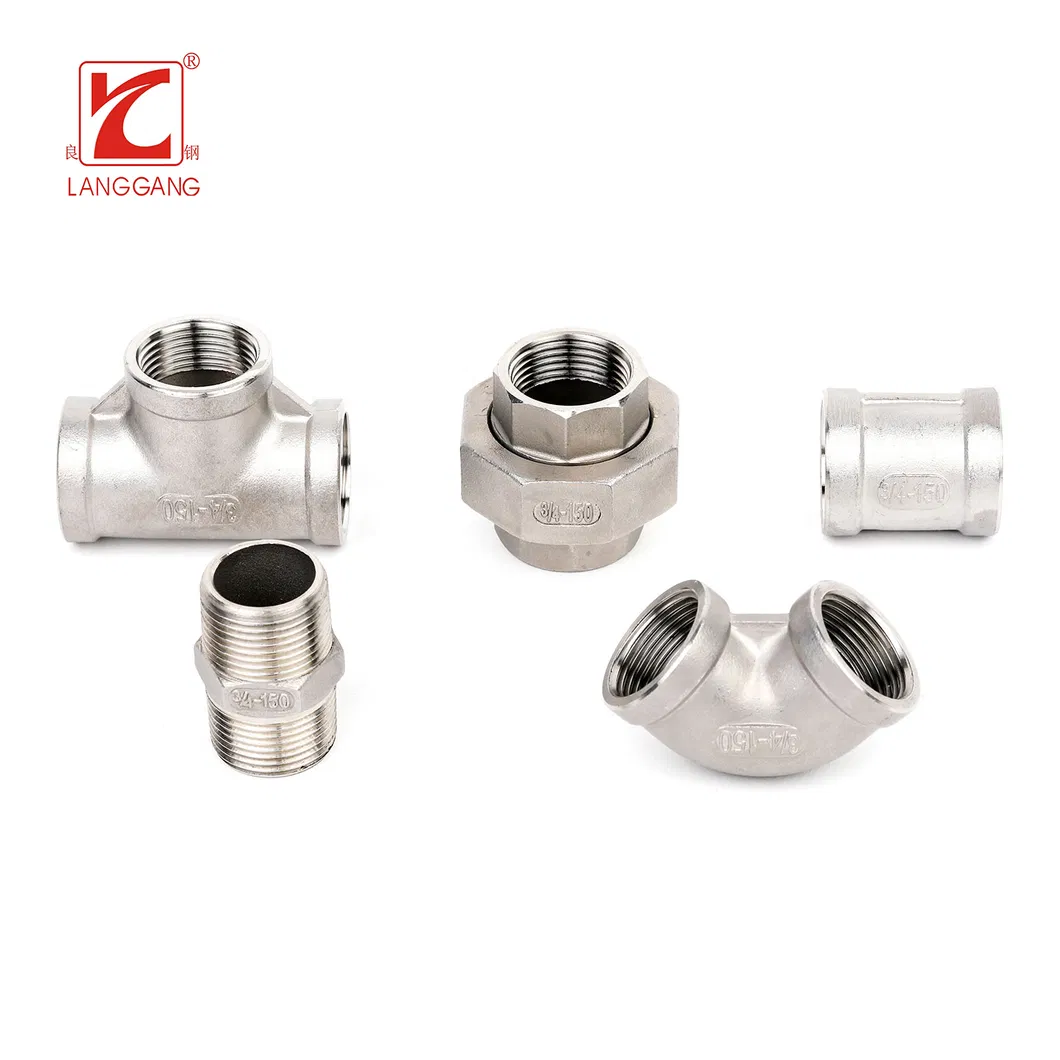 Euqla Tee Stainless Steel Threaded Pipe Fittings