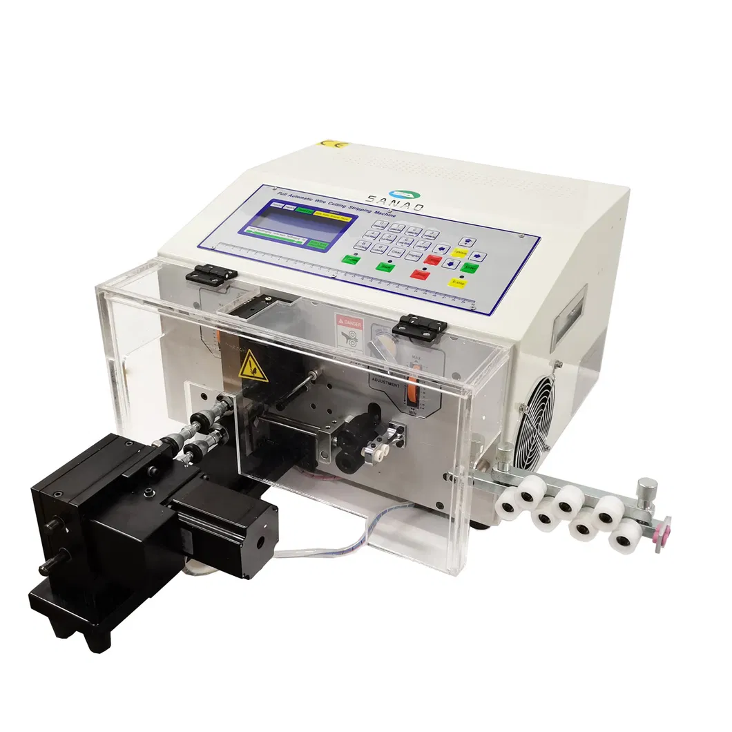 SA-209nx2 0.1-2.5mm2 Automatic Double Wires Stripper Peeling Cutting Twisting Machine