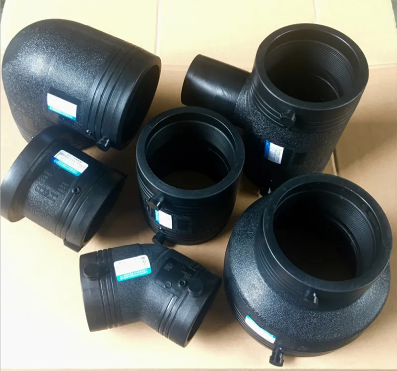 China Factory Sale High Quality Socket Type PE Equal Diameter 45 Degree Elbow HDPE Pipe Fittings