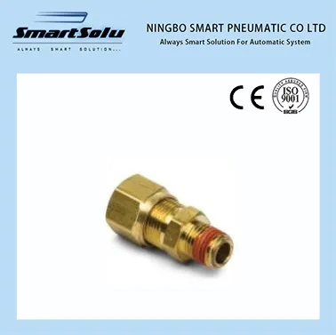 Air Brake Nylon Pipe Quick Coupling Pneumatic Brass Tube Male Connector