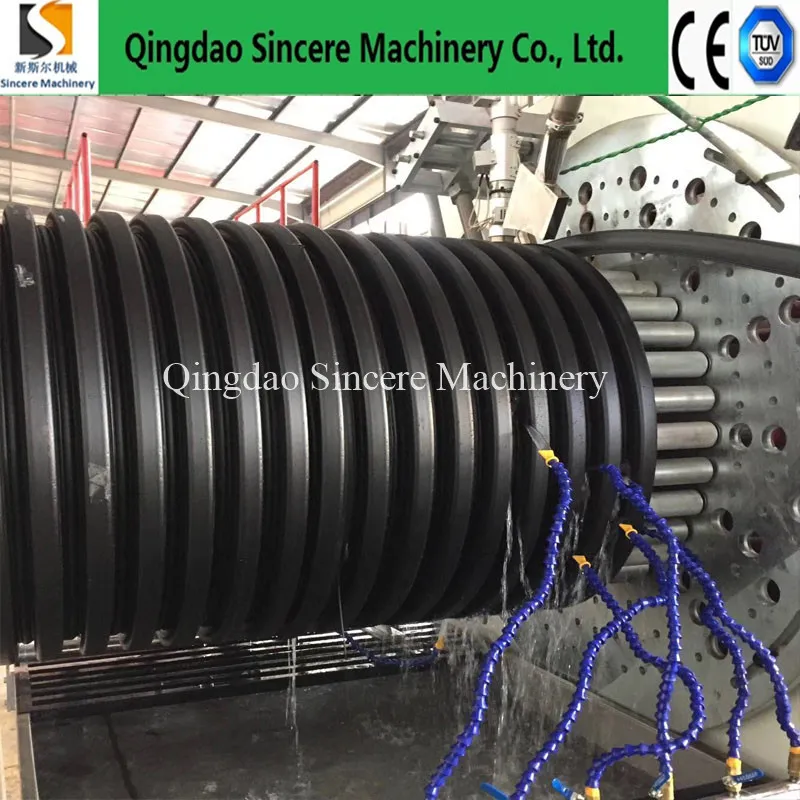 HDPE PP Spiral Winding Corrugated Pipe Making Machine