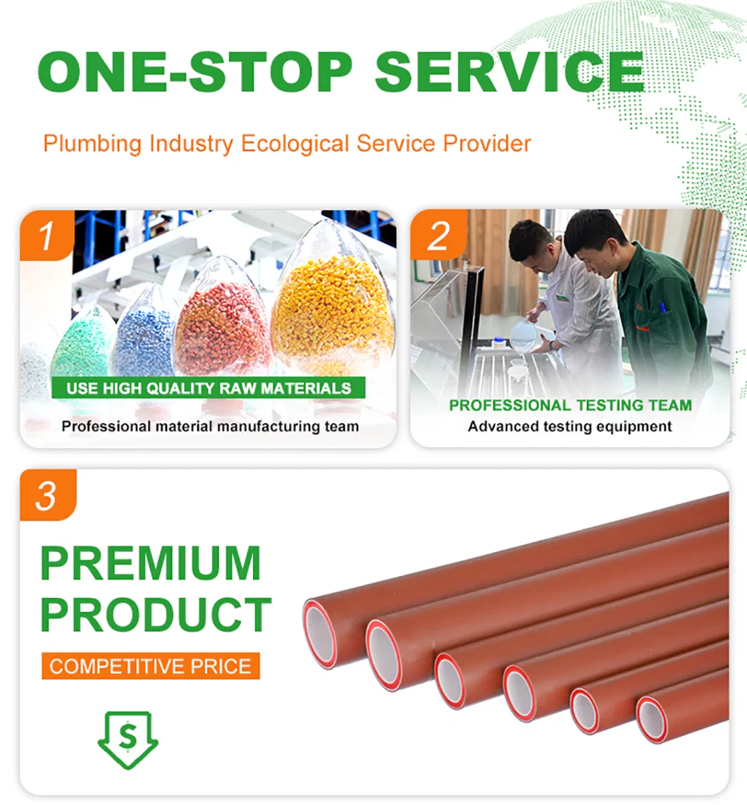 Ifan High Pressure 1/2'-2' Pph Pipe Hot Cold Water Supply Plumbing Plastic Pph Water Pipe