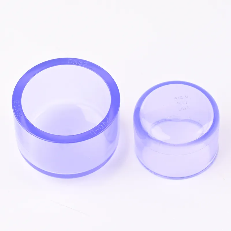 China-Made High-Strength, Durable, Transparent, Leak-Proof CPVC Pipe End Cap for Industrial Water Pi