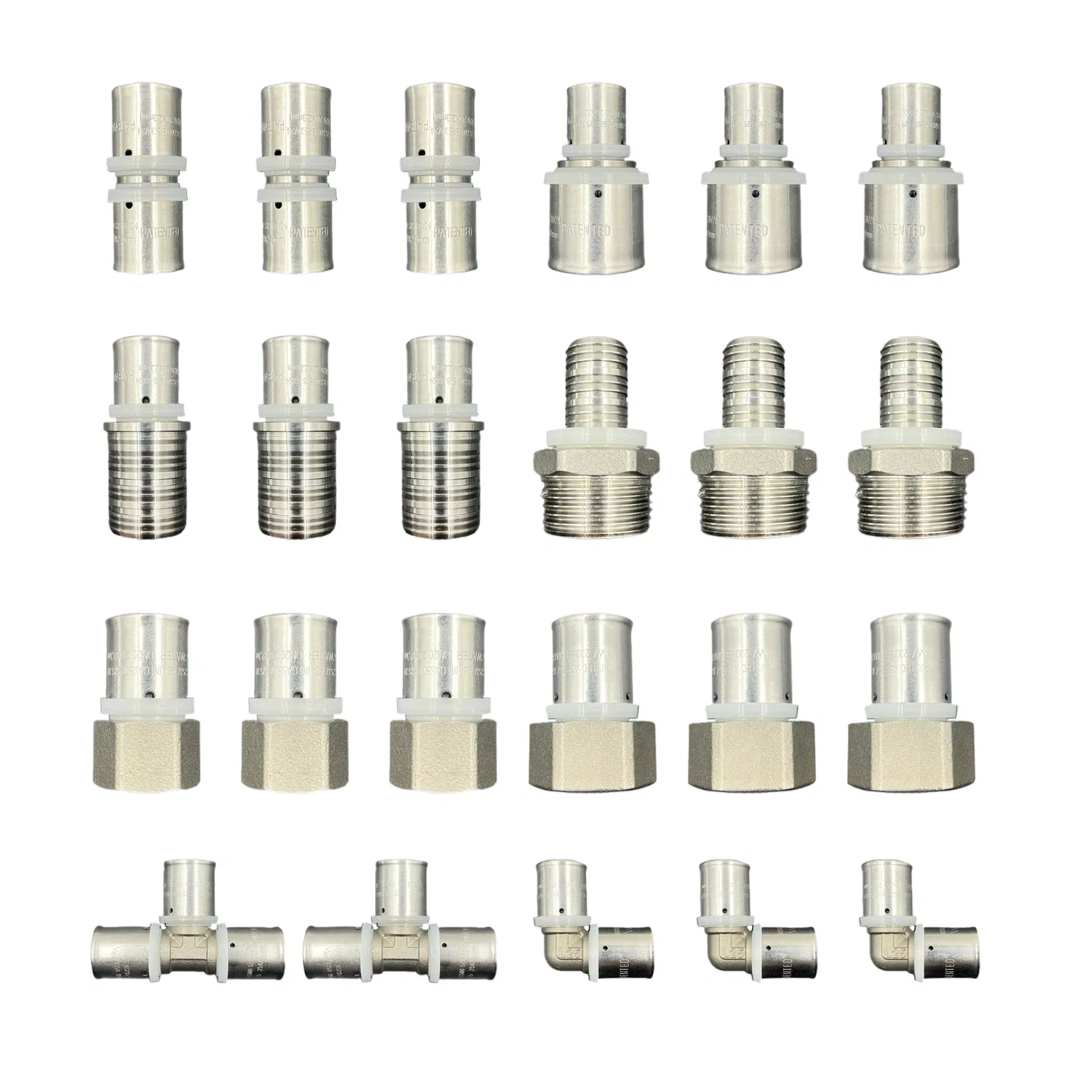 Stainless Steel SS316 SS304/ Brass Pex Pipe Fittings Tee Elbow Coupling Adapter for Plumbing System