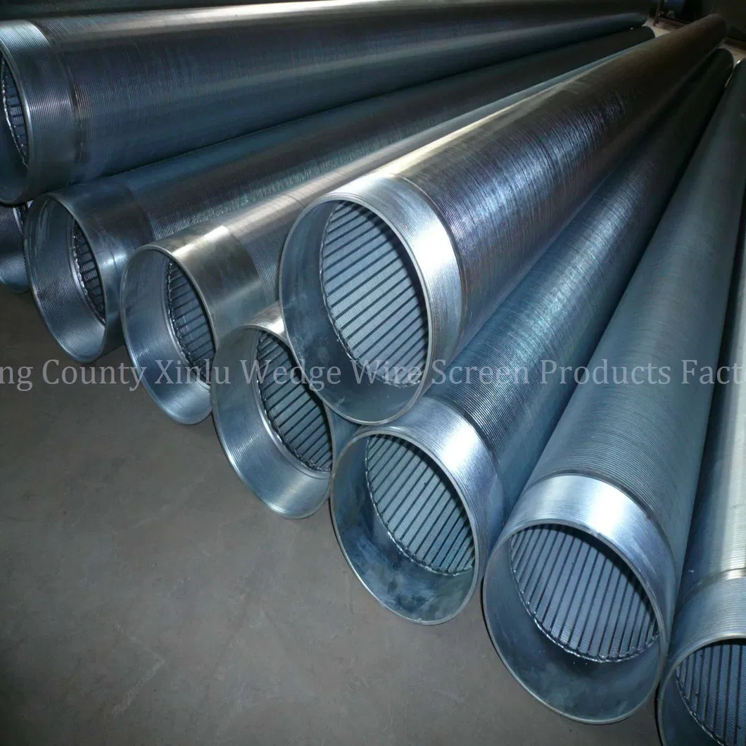 Galvanized Q195 Q135 Wire Wrapped Water Well Screen Pipe