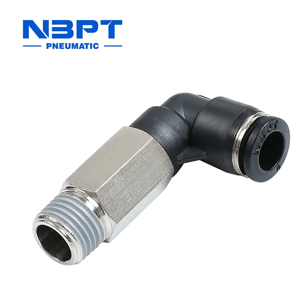 Durable Pl Male Elbow Pneumatic Connectors for Efficient Flow Durable Pl Male Elbow Pneumatic Connectors for Efficient Flow
