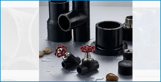 HDPE/PE Butt Fusion Equal Socket Cross Pn16 Reducing Cross Pipe Fitting