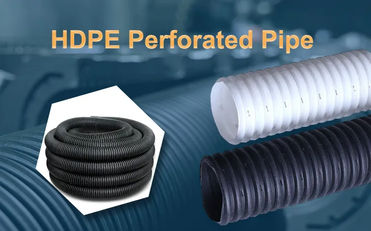 Drainage Coil PVC Drainage Pipe Slotted Corrugated Pipe