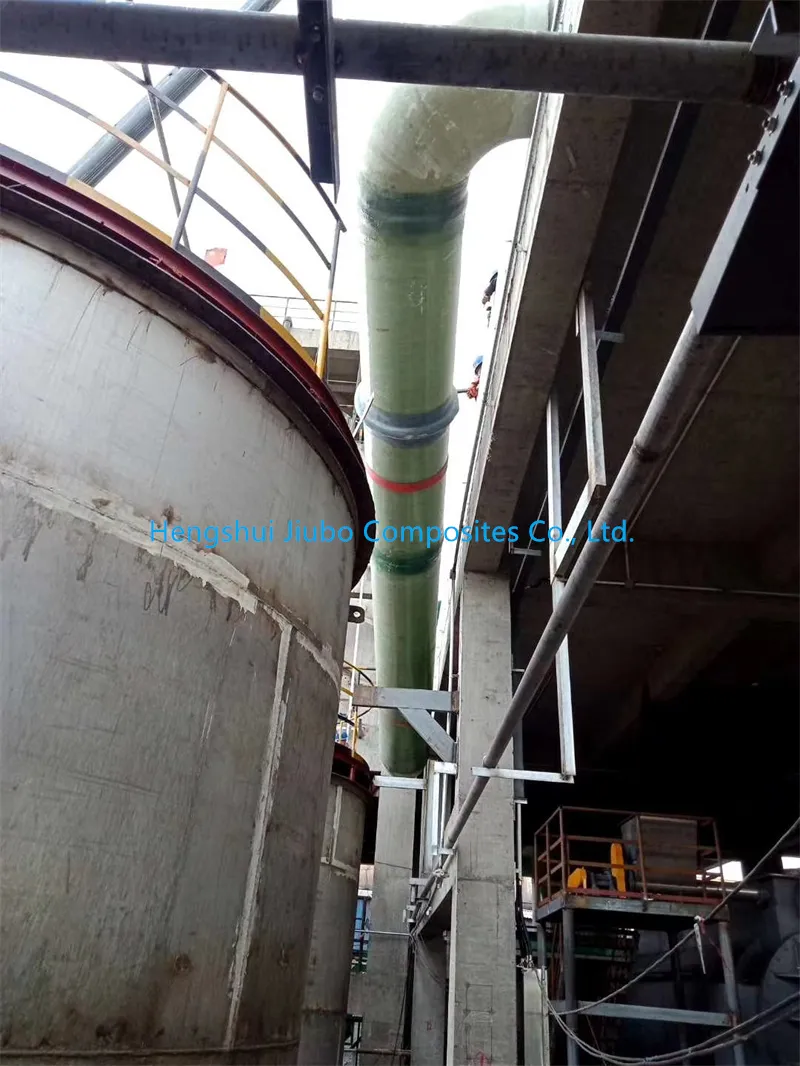 FRP Desulfurization Pipes Fgd Tubes for Coal-Fired Power Plant
