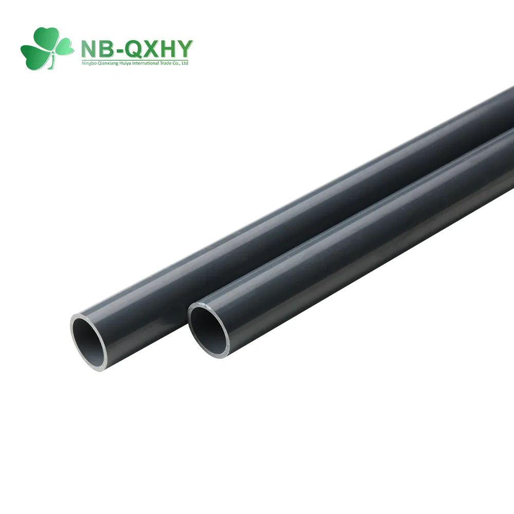 China DIN ASTM GB Plastic Tube Water UPVC CPVC Sch40 Sch80 PPR PVC HDPE Pipe