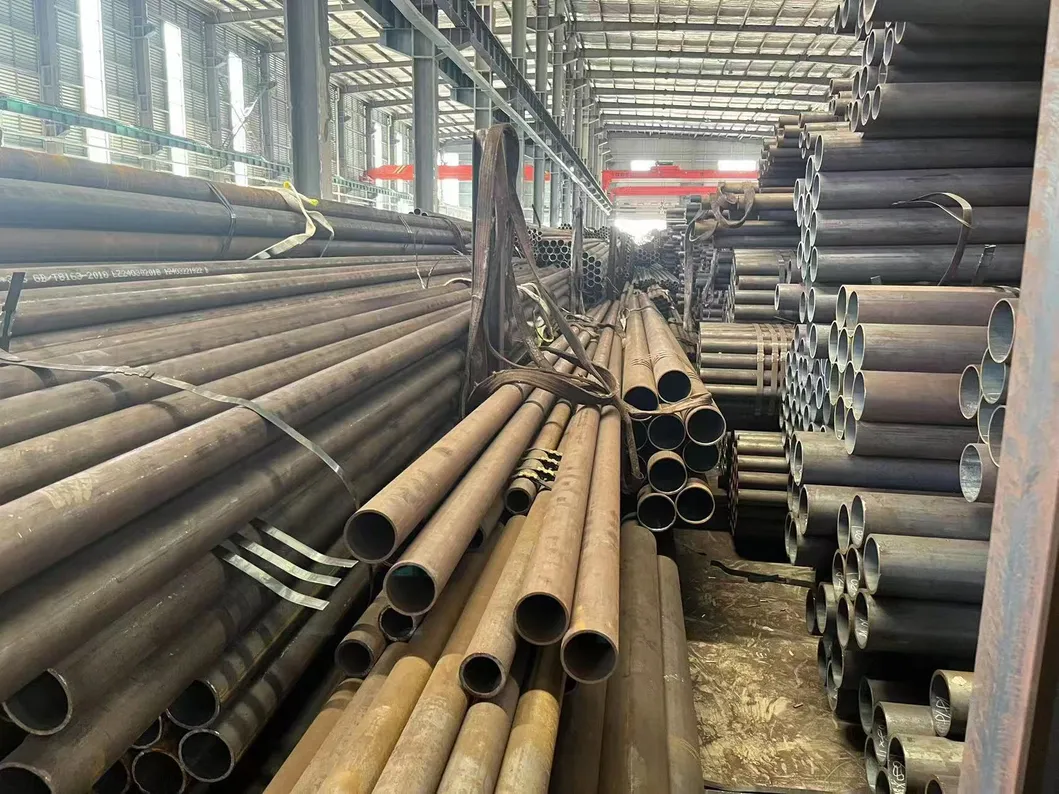 Hot Sales ASTM A36 AISI 5L X42 X52 X56 X60 Steel Pipe ERW SSAW Welded Spiral Carbon Steel Tube Used for Gas and Oil Pipeline