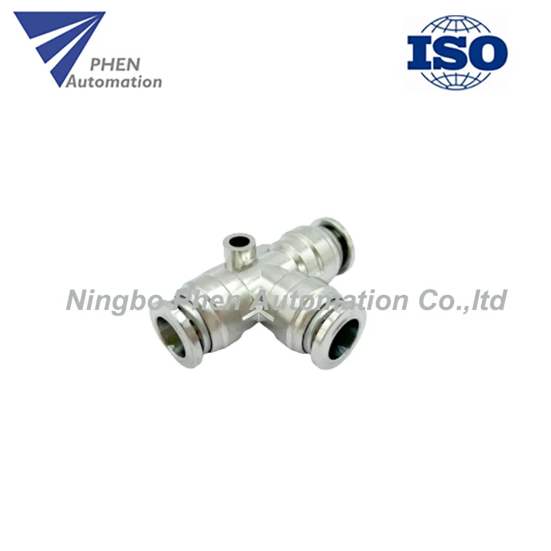 Phen Brand SS316 (PE8) Stainless Steel Push Pipe Pneumatic Air Fittings