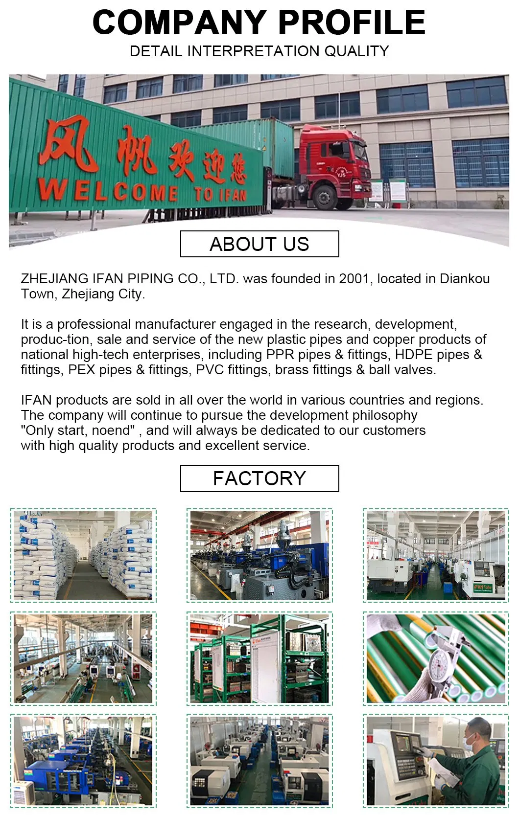 Factory Price OEM Quality PPR Pipe Fitting All Types Green Plumbing Materials