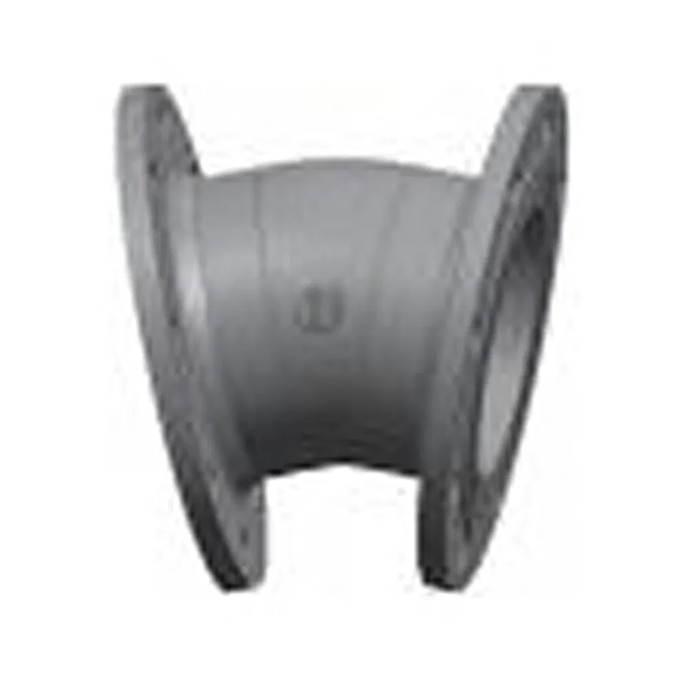 Custom Double Flange 45 Degree Elbow Corrosion-Resistant Ductile Iron Reducer Pipe Fitting