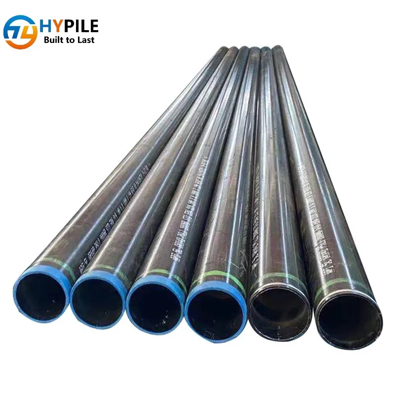 Hypile En10219 S275 ERW Steel Pipe for Mining and Structural Fabrication Projects