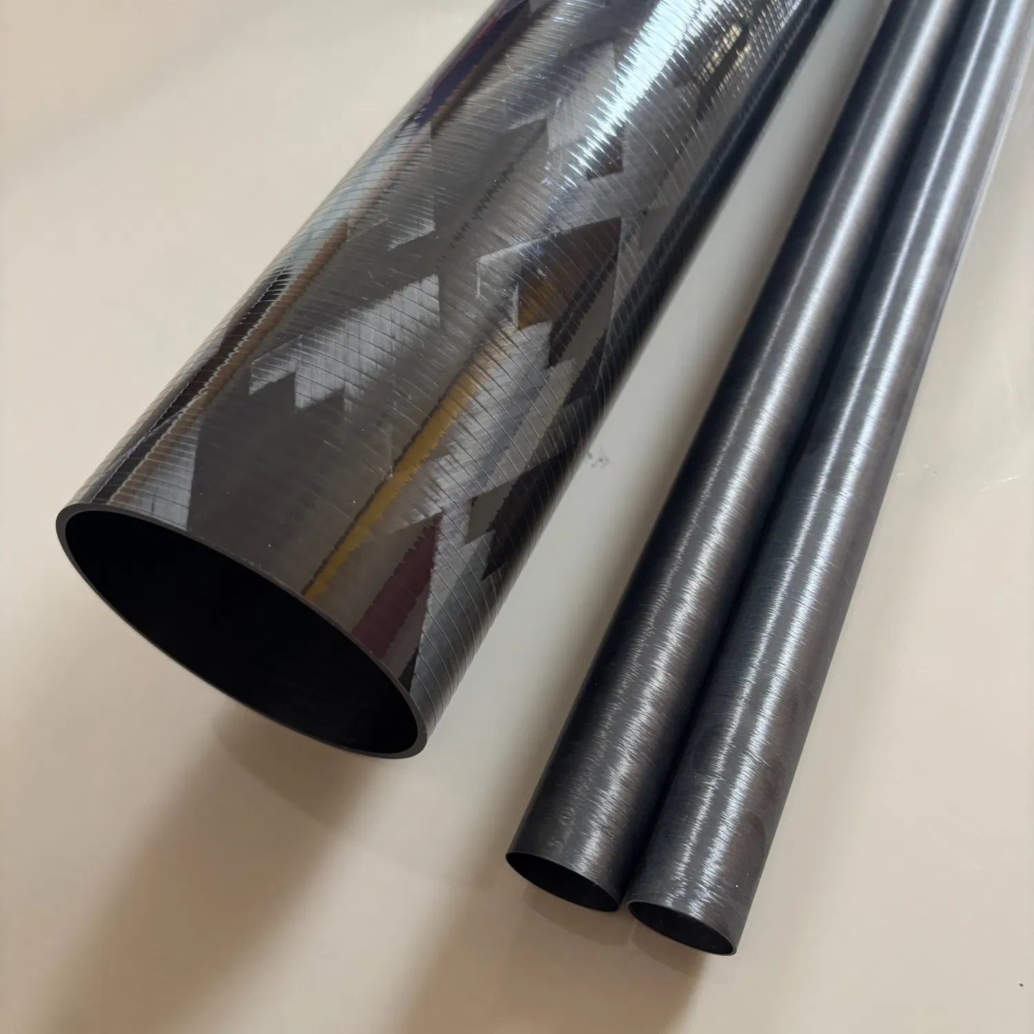 Precision Machined Carbon Fiber Tube with Large Diameter for Industry