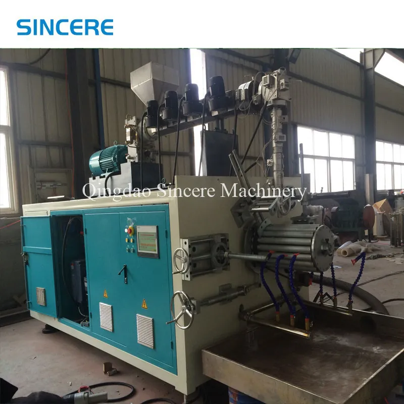 HDPE PE Inner Rib Enhanced Spiral Winding Plastic Corrugated Pipe Extrusion Line