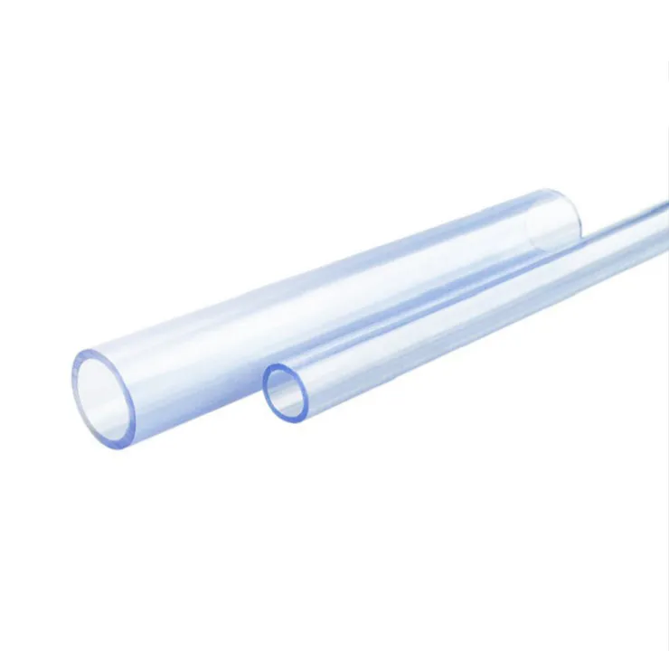 Hot Selling Cold Resistant PVC Clear Plastic Water Pipe Schedule 40 Transparent Hard Round PETG/PC P