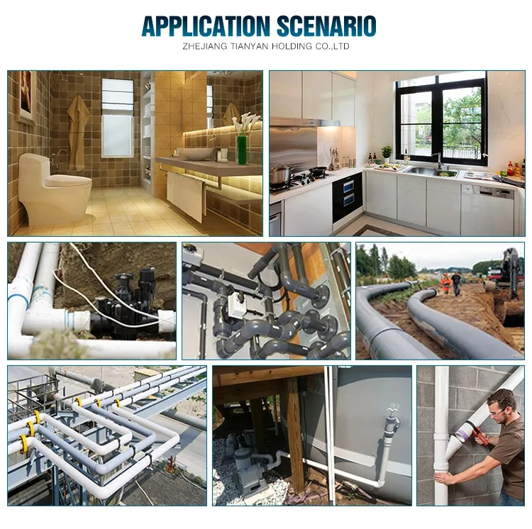 PVC CPVC Plastic Water Supply Thread Pipe with BS Standard Offer OEM