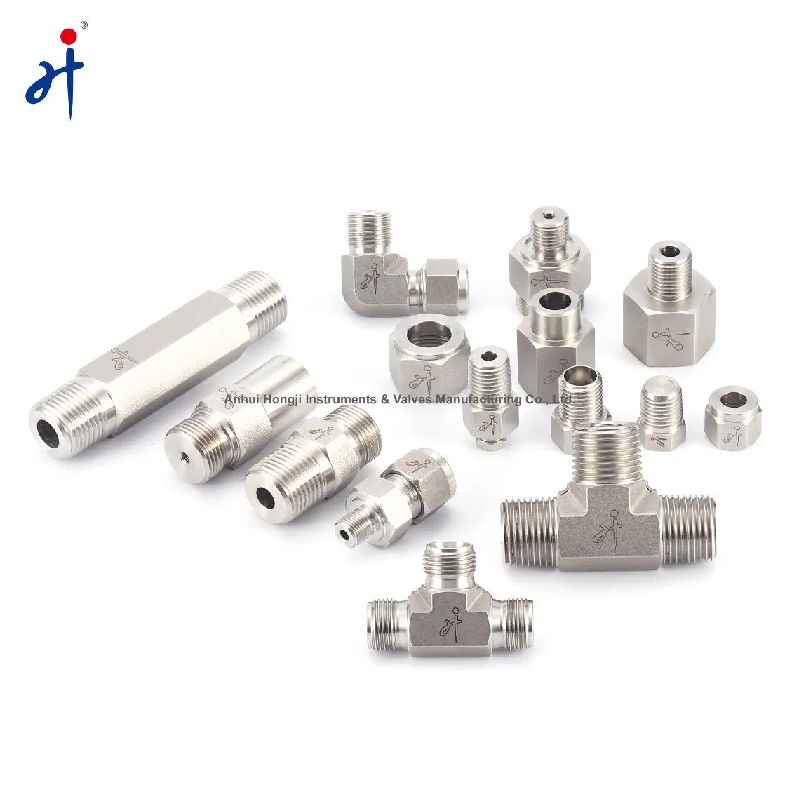 304/316 Stainless Steel Hex Nipple Pipe Fitting NPT/BSPT Male Thread Connectors