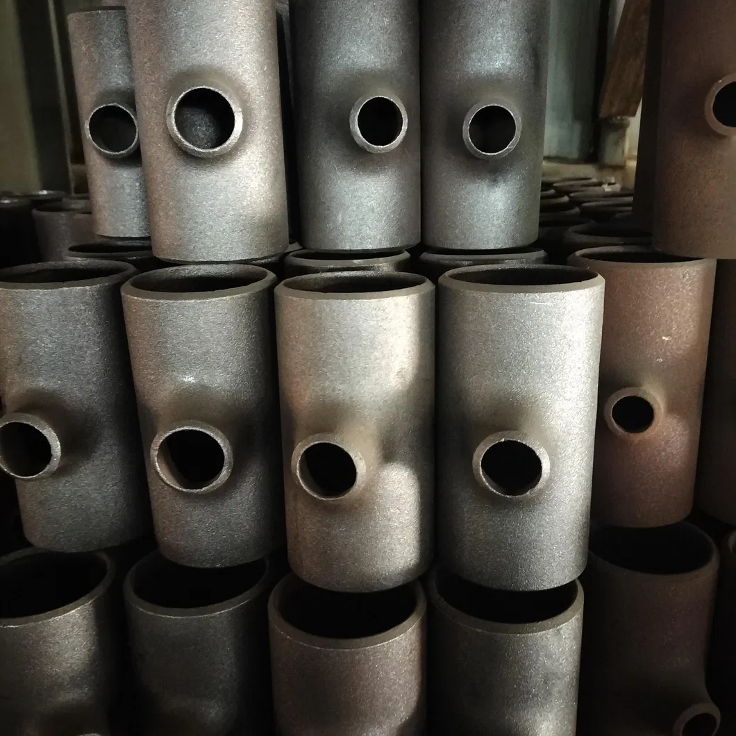 Durable ASME SA106, ASME SA210, ASME SA213, ASME SA335, En10216, DIN17175 Seamless Steel Tee a/SA106 Gr. B, P195gh, P235gh, P265gh, St35.8, St45.8