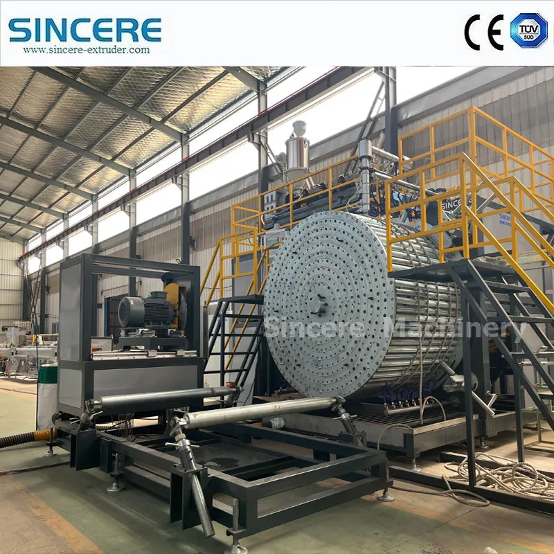 Polyethylene Hollow Wall Spiral Winding Corrugated Carate Pipe Extruder Extrusion Lines Machinery fo Polyethylene Hollow Wall Spiral Winding Corrugated Carate Pipe Extruder Extrusion Lines Machinery fo