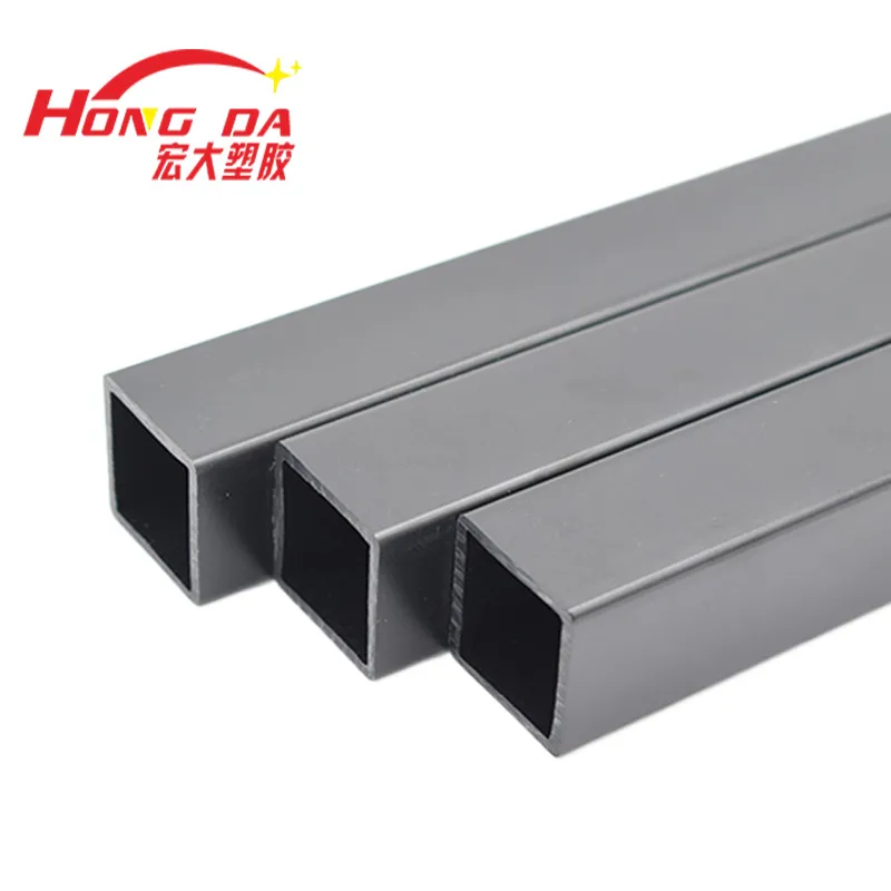 Flame-Retardant ABS Plastic Square Pipe for Customized Production