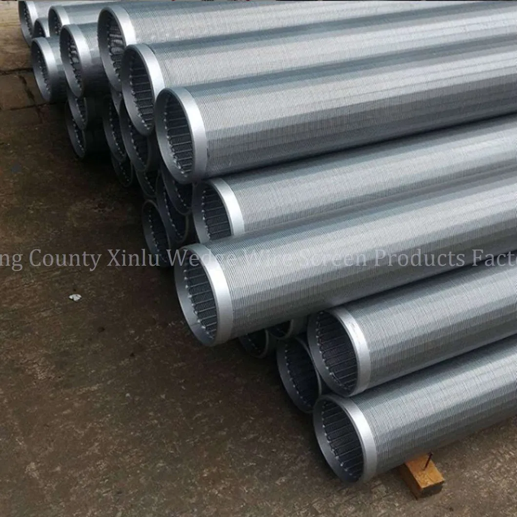 Galvanized Q195 Q135 Wire Wrapped Water Well Screen Pipe