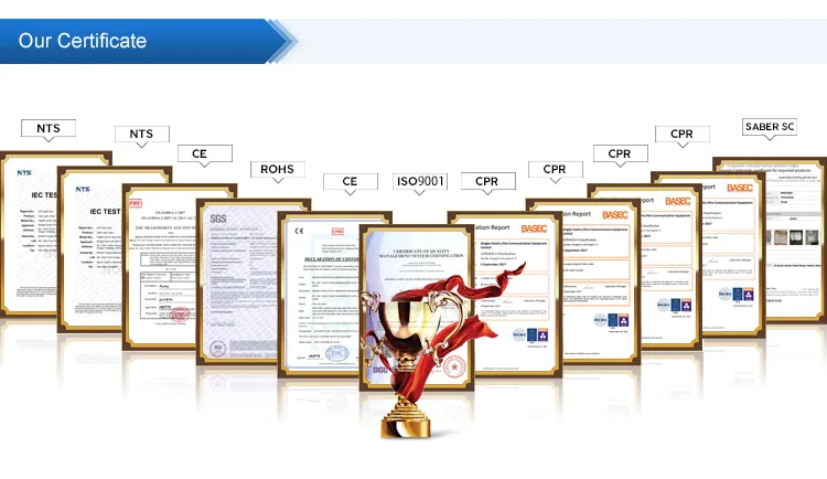 Anti-Rodent Steel Armored Underground Duct 6 Core Optical Fiber Cable