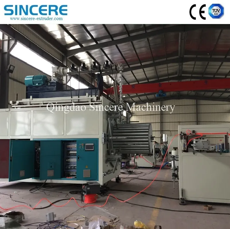 Thermoplastic PE/HDPE/PP/PVC Double Structural Wall Water Drainage Pipe Extruding Machinery and Spiral Septic Tanks Extrusion Production Line