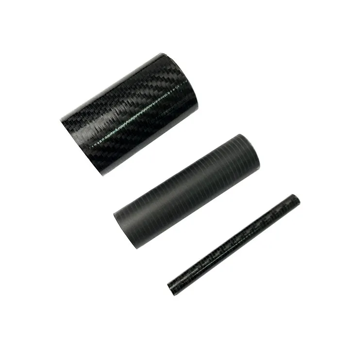 Stock High Strength 3K Square Carbon Fiber Tube Glossy Black Twill Finish China