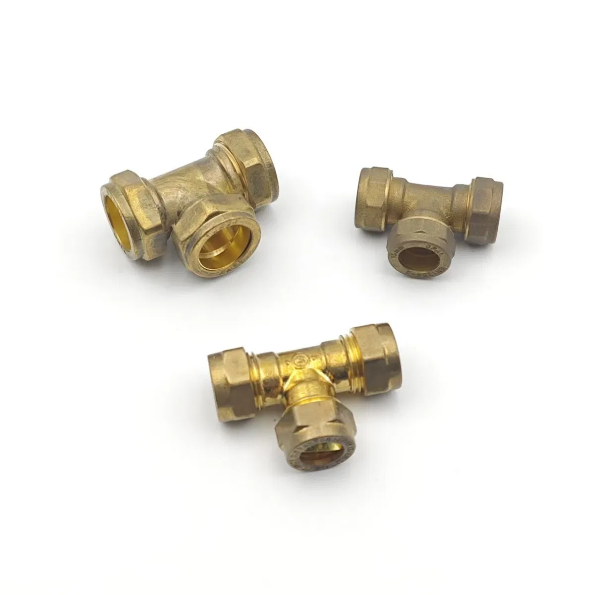 Factory Outlet Brass Female Thread Tee Pipe Fitting for Plumbing, Sanitation Brass Compression Fitti