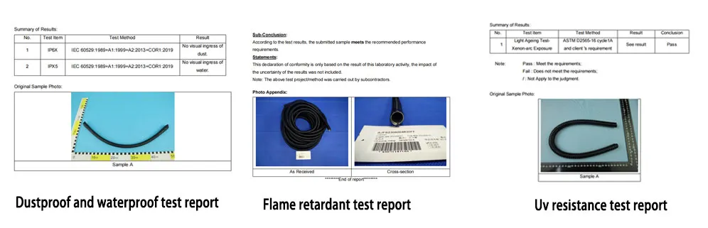 Flexible Stainless Steel PVC Coated Flame Retardant Conduit Tube