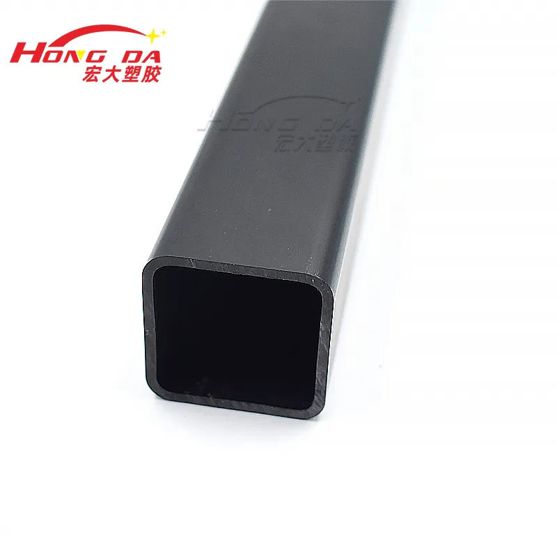Customized Environmental Protection Flame Retardant PVC; ABS; PP; PE Plastic Extruded Square Pipe