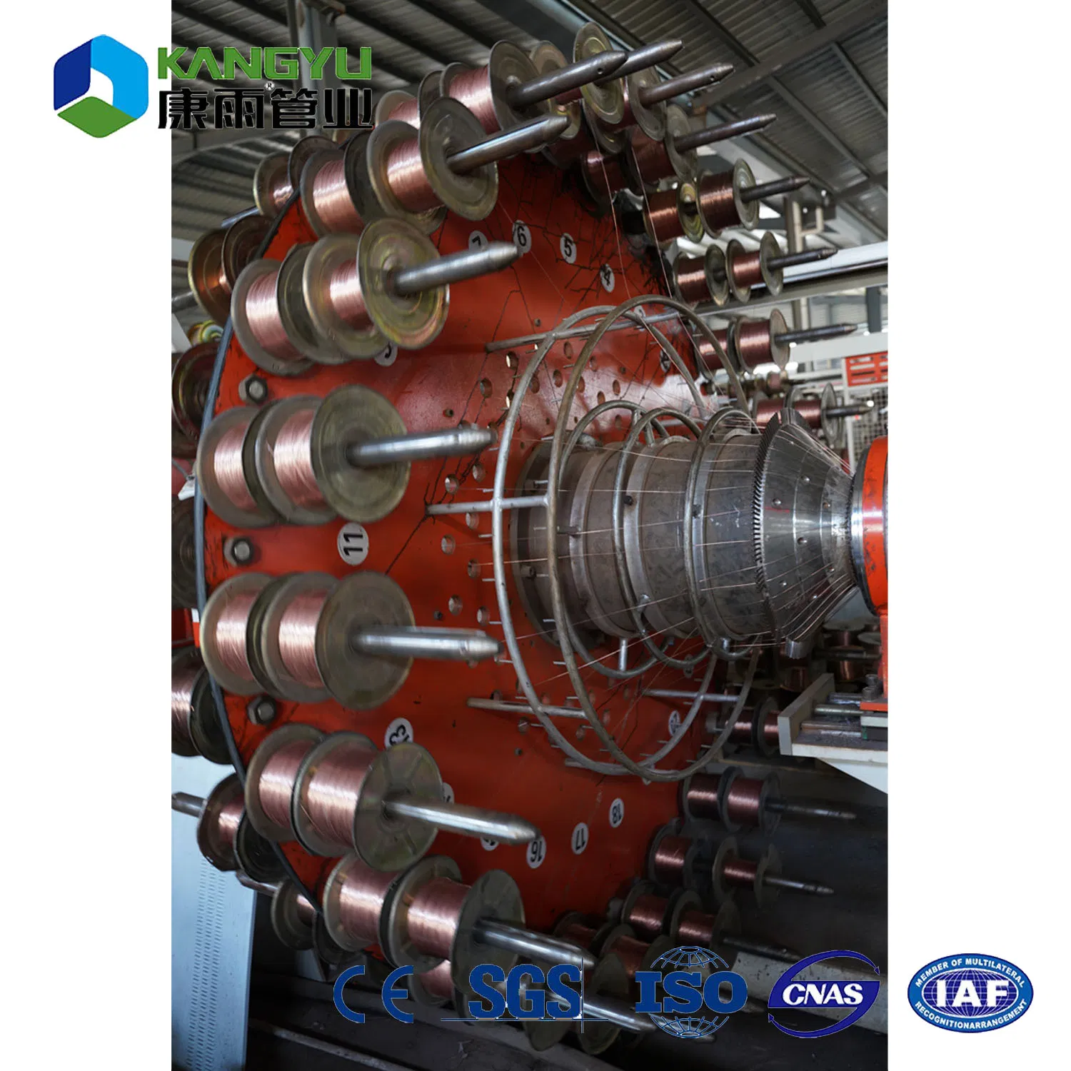 Plastic Underground Steel Wire Mesh Reinforced HDPE Composited Pipe/Pipeline for Gas and Water Suppl