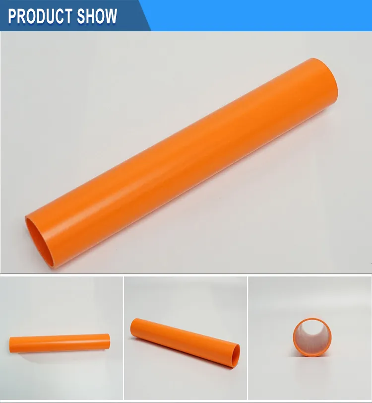 Colored PVC Pipe for Wires and Cables in Furniture Applications