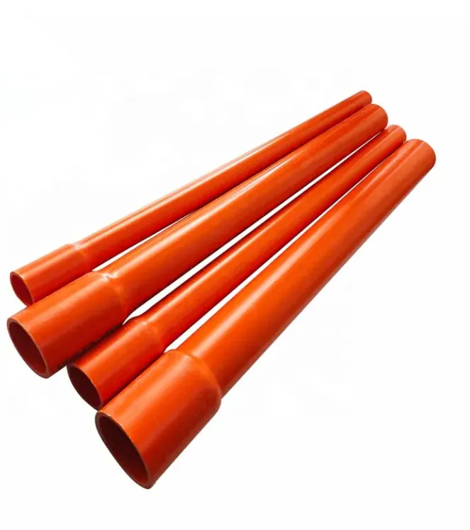 PVC-U Orange Conduits Pipes-Mannufactured AS/NZS2053 PVC-U Orange Conduits Pipes-Mannufactured AS/NZS2053