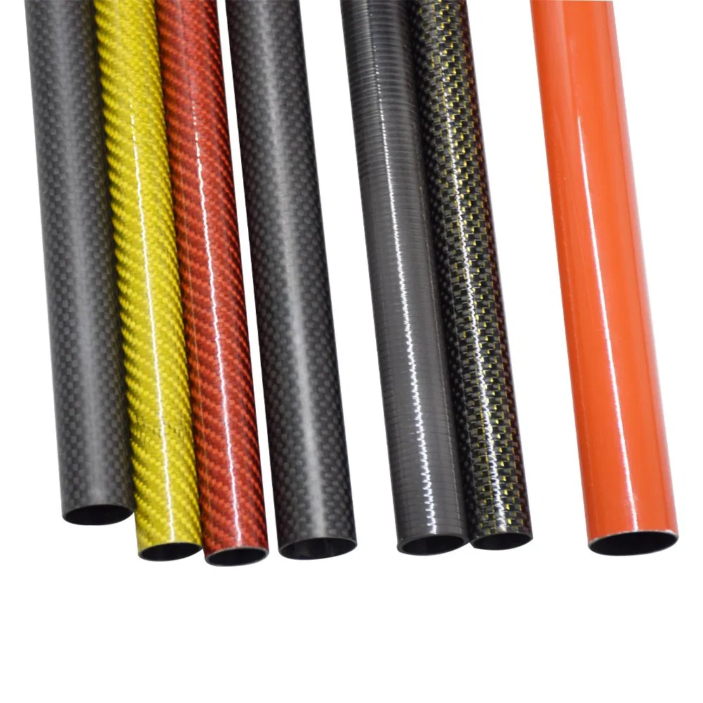 Carbon Fiber Pipe Tube 2mm 1mm 0.5mm Thin Wall High Quality